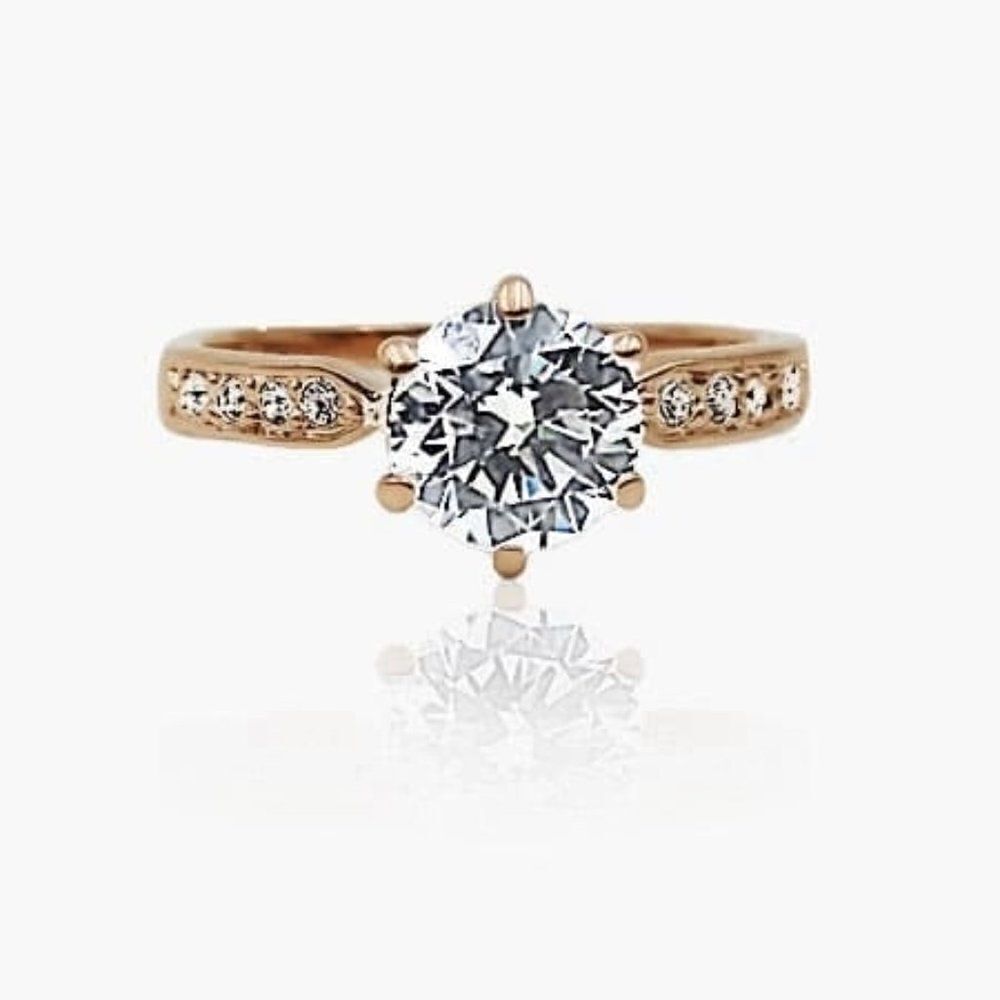 Woman's Elite Gold Ring - Picture 2 of 2